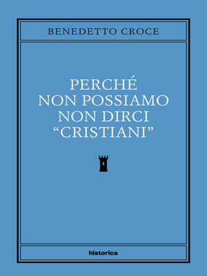 cover image of Perché non possiamo non dirci "cristiani"